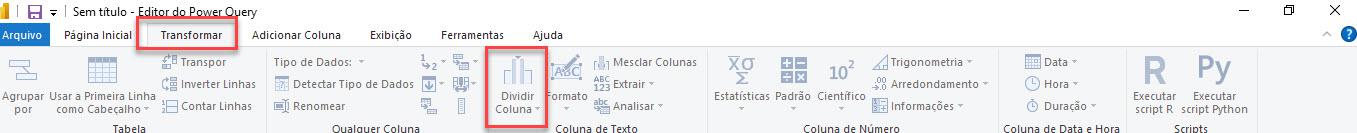 Guia Transformar do Power BI