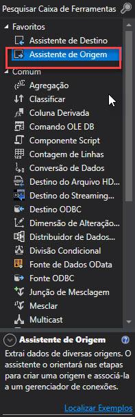 Componente Correto Visual Studio