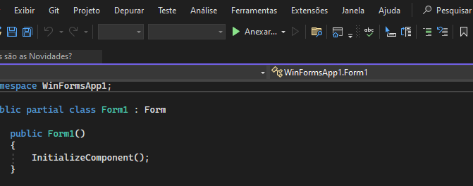 Onde seria o botão para rodar, está "Anexar"