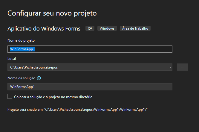 Criando o Projeto