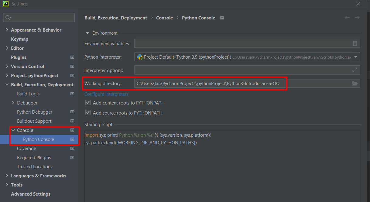 Print do PyCharm