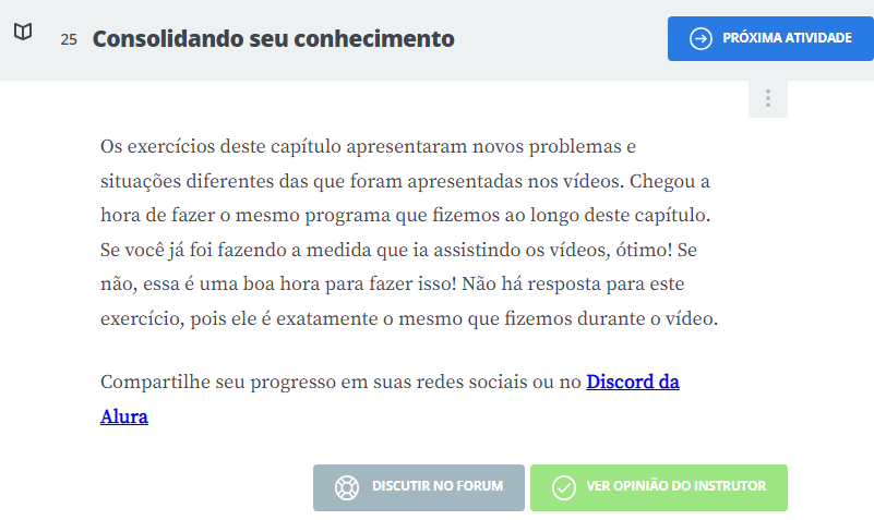 DISCORD, Programação