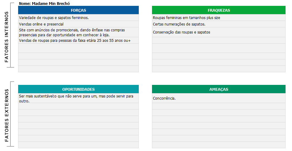 Projeto SWOT