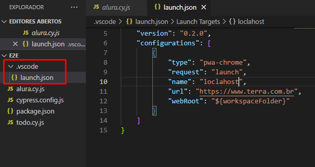 Imagem da IDE VS Code