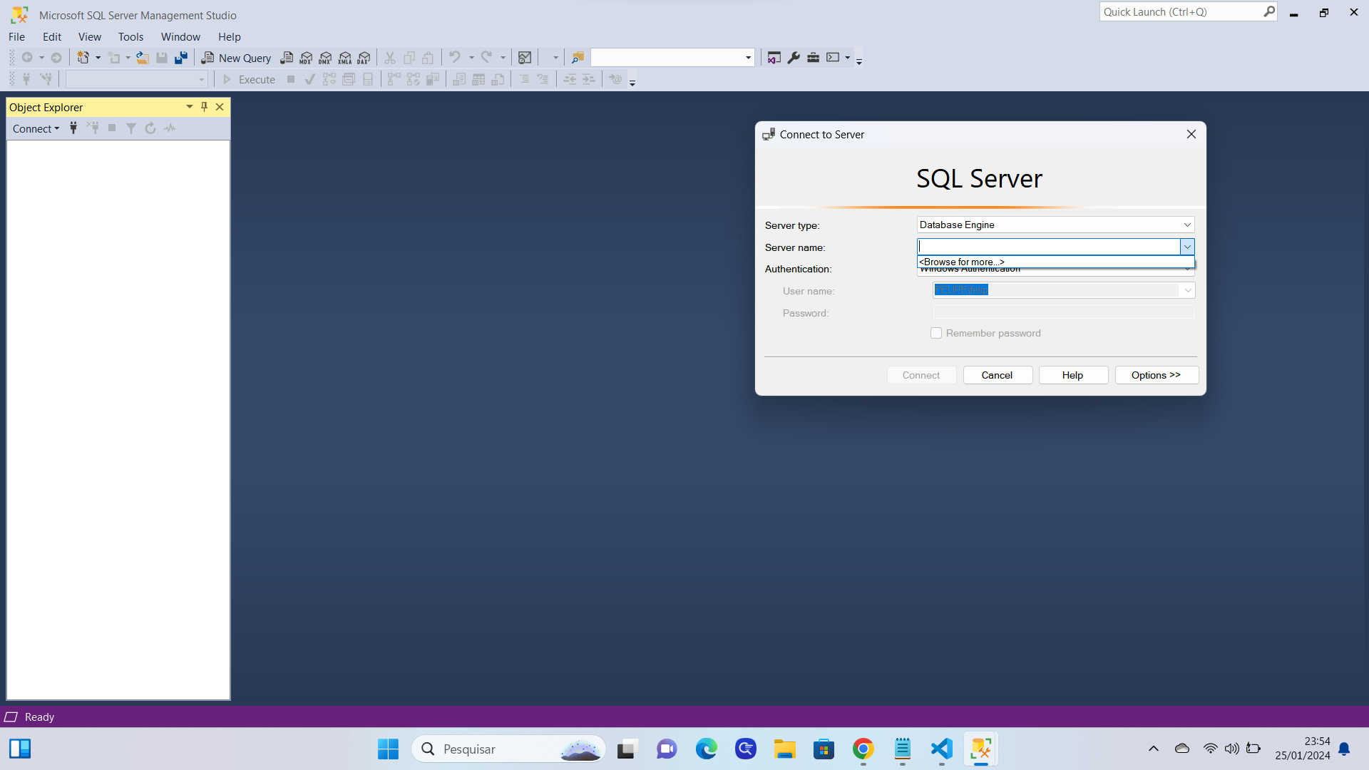 Server Name Microsoft Sql Server Conhecendo Sql Alura