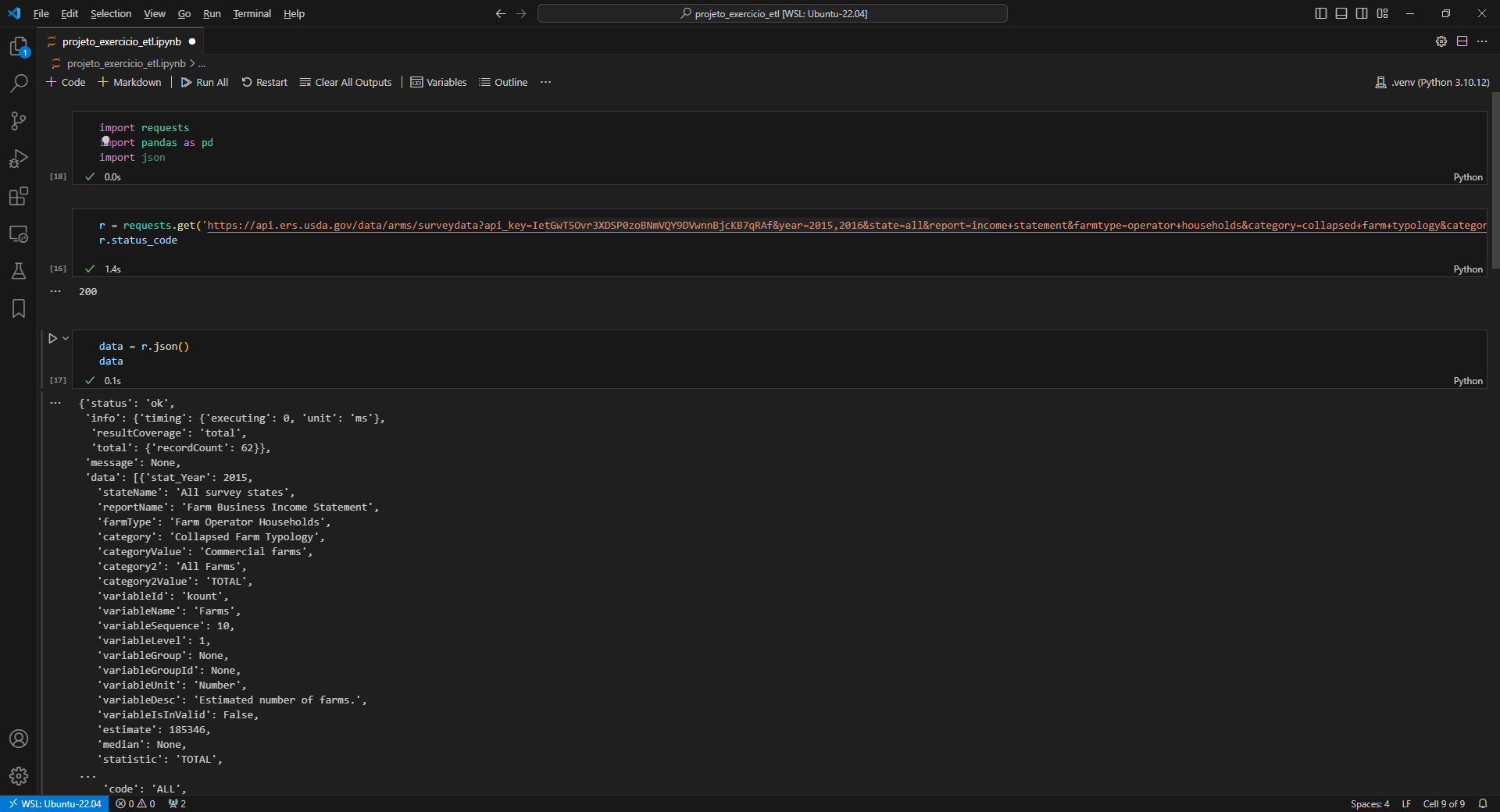 Print screen do meu jupyter 1