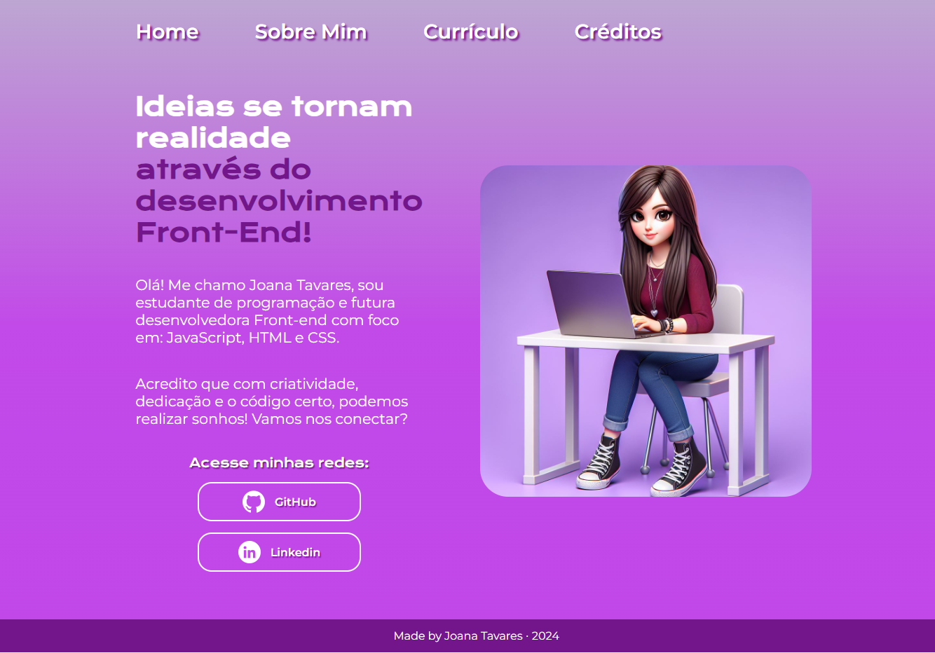 Preview do projeto portfólio de Joana Tavares