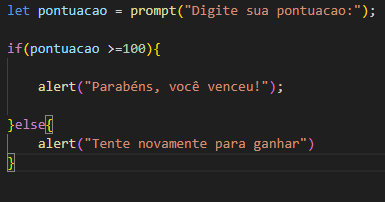 Utilizei os operadores aritméticos **>=** que significa **MAIOR OU IGUAL**, para descobrir de o numero é maior ou igual