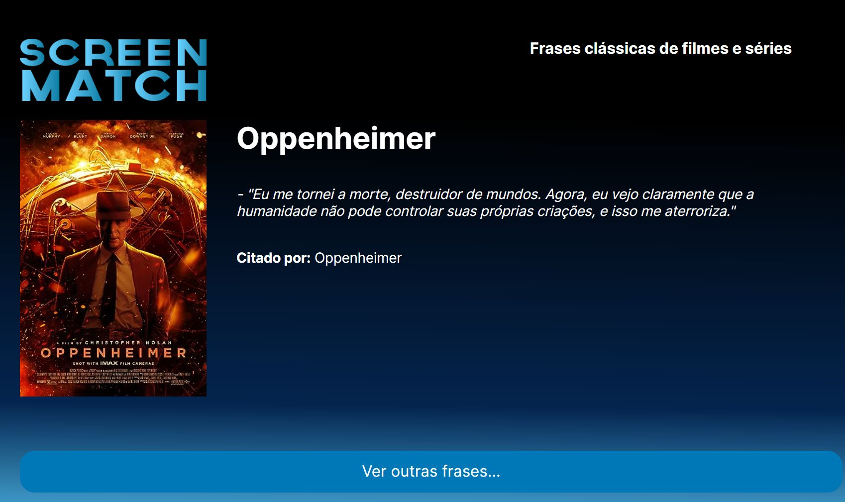 ScreenMatch Application
