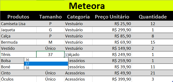 Referente ao curso "Excel: domine o editor de planilhas", no capítulo "Formatação passo a passo" e atividade "Faça como eu fiz: formatar como moeda".