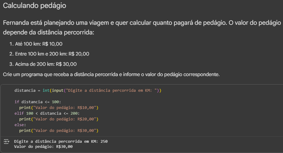 meu print do google colab mostrando a resolução da atividade