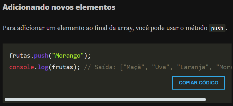 ADICIONANDO NOVOS ELEMENTOS