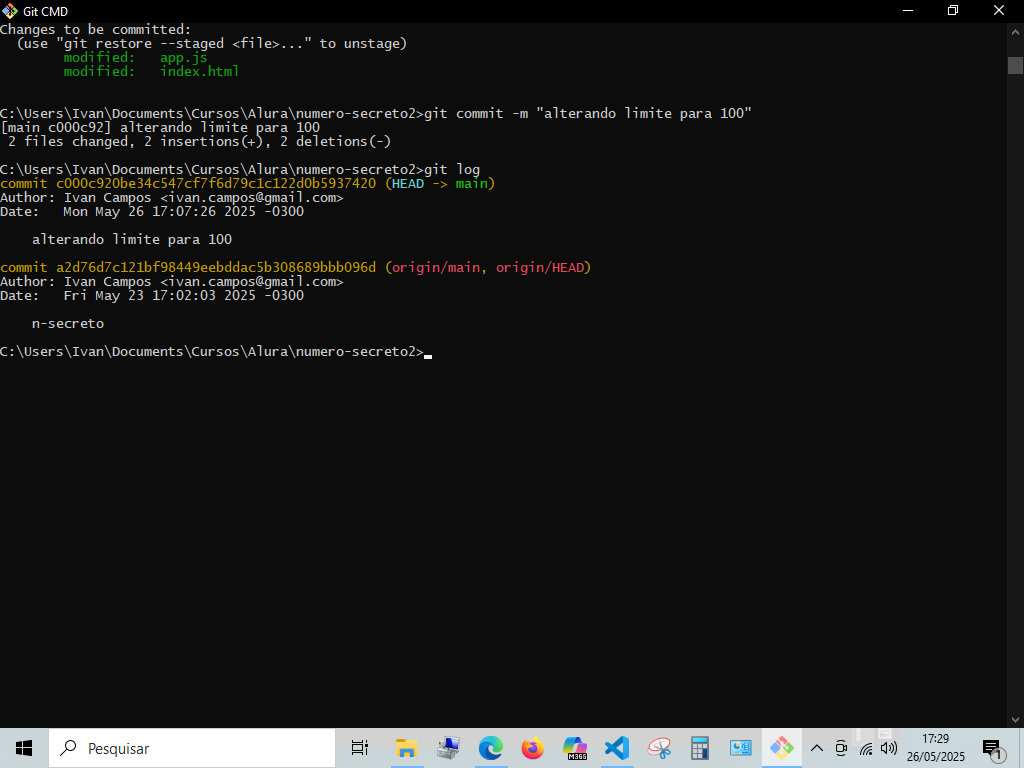Usando Git CMD