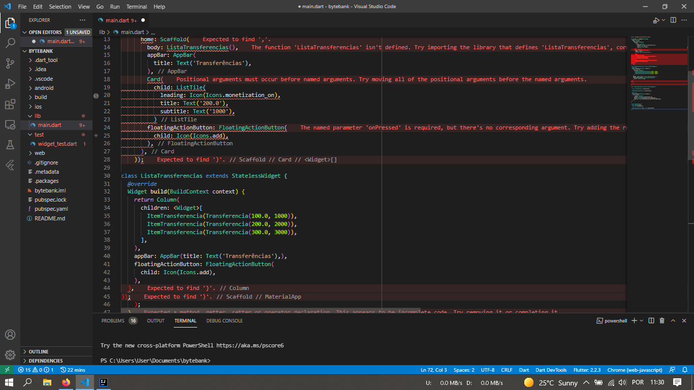 Print do VS Code