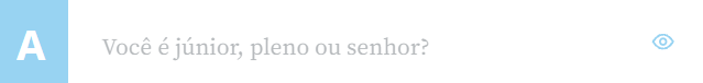 erro no rótulo da alternativa A do exercício, "senhor" sendo que o correto seria "sênior"