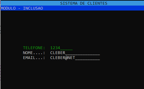 Se eu deixar dessa forma no campo de telefone, ele não sai dessa tela com o Enter