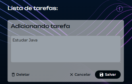 print tela adicionar tarefas