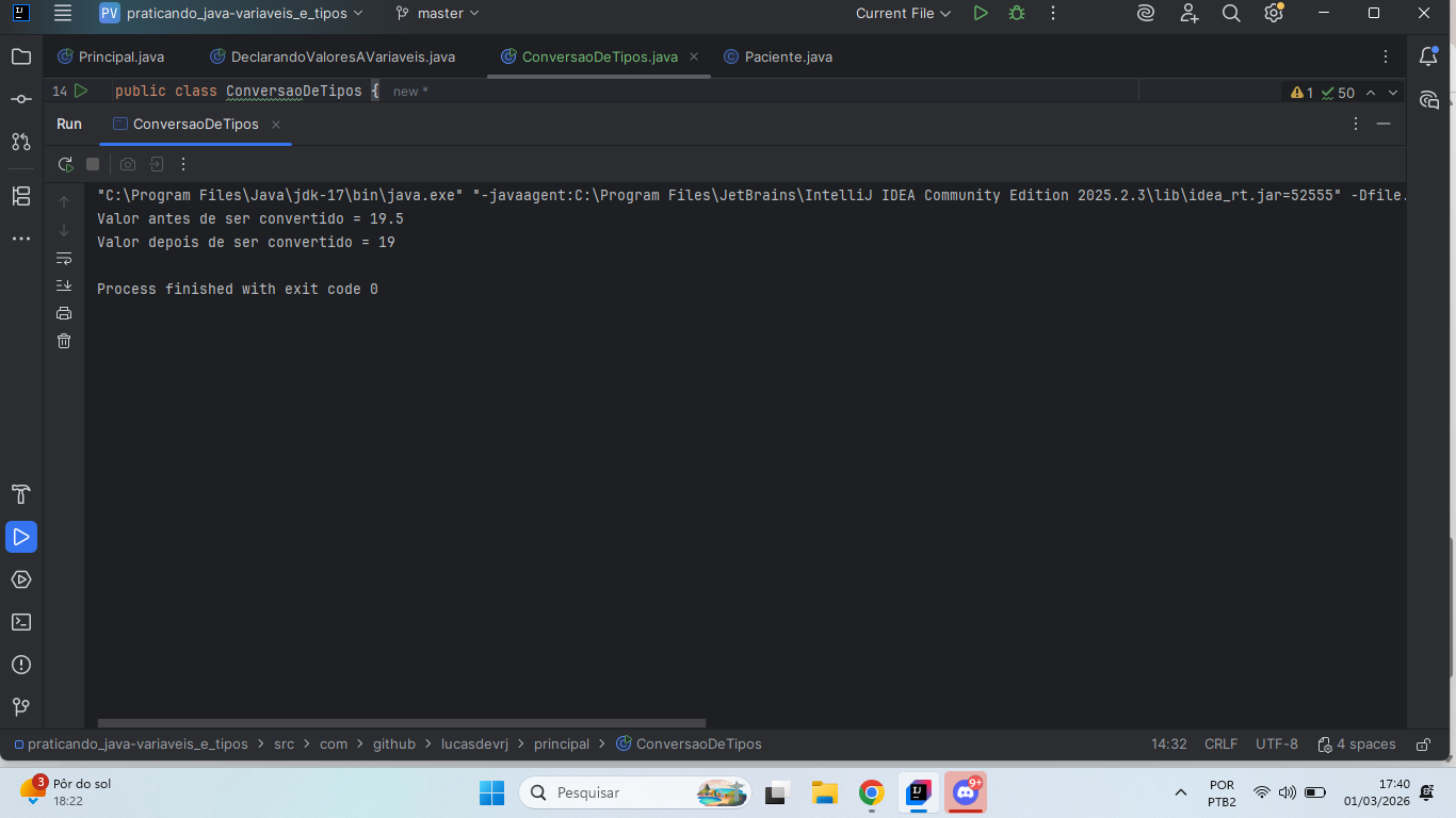 print do terminal com a resolução