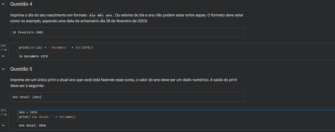 Desafios 4 e 5