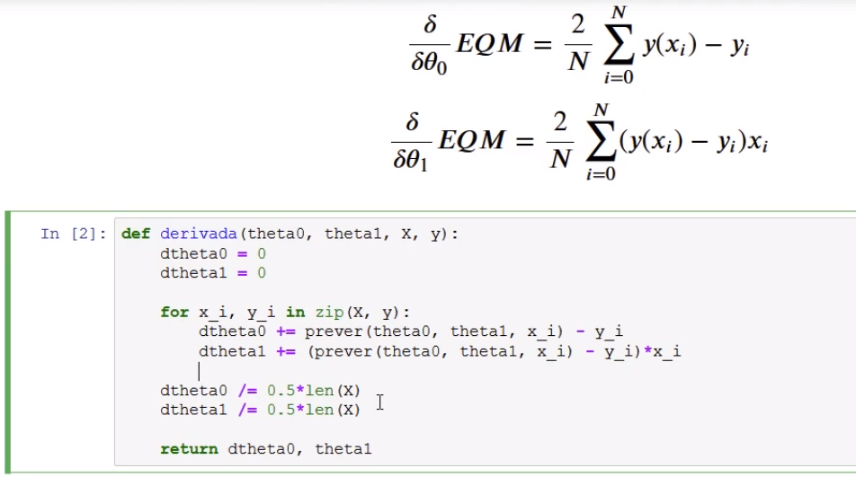 Exemplo de formula que vi aqui num curso