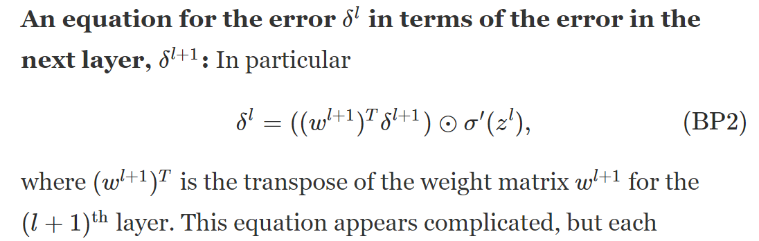 Formula teorica matricial do autor do código que tenho duvida