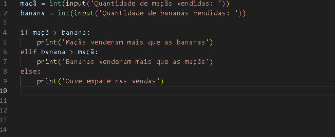 Capitura de tela do exercício passado com o tema 'Monitorando vendas no comércio'.