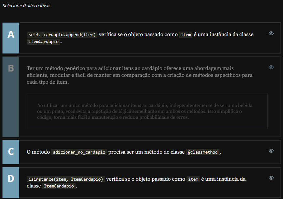 Atividade Marque apenas verdadeiras
