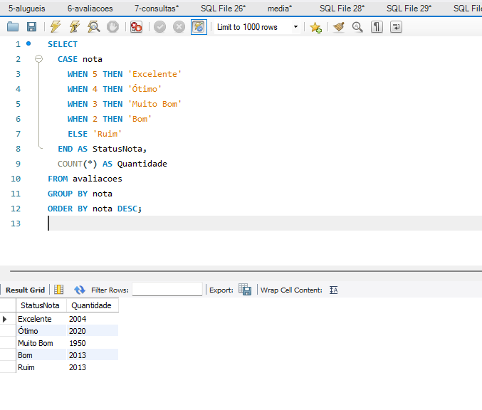 Print do MySQL