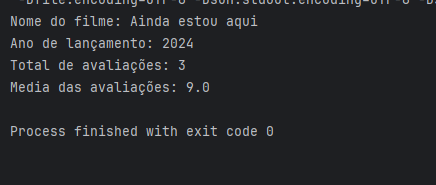 Print da compilação do código