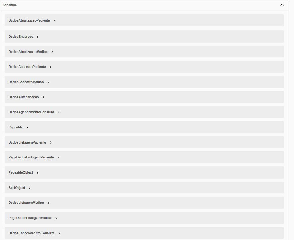 Print da pagina: http://localhost:8080/swagger-ui/index.html 