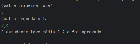 Print da compilação do código