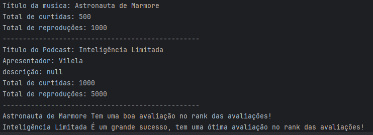 Print da compilaçãodo código