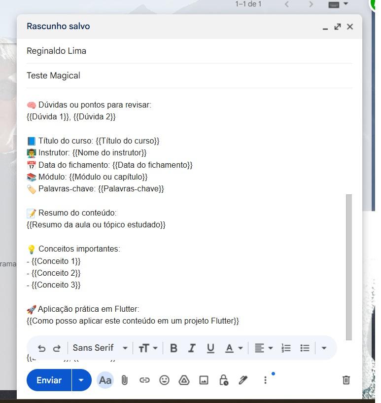 Template escolhido: fichamento