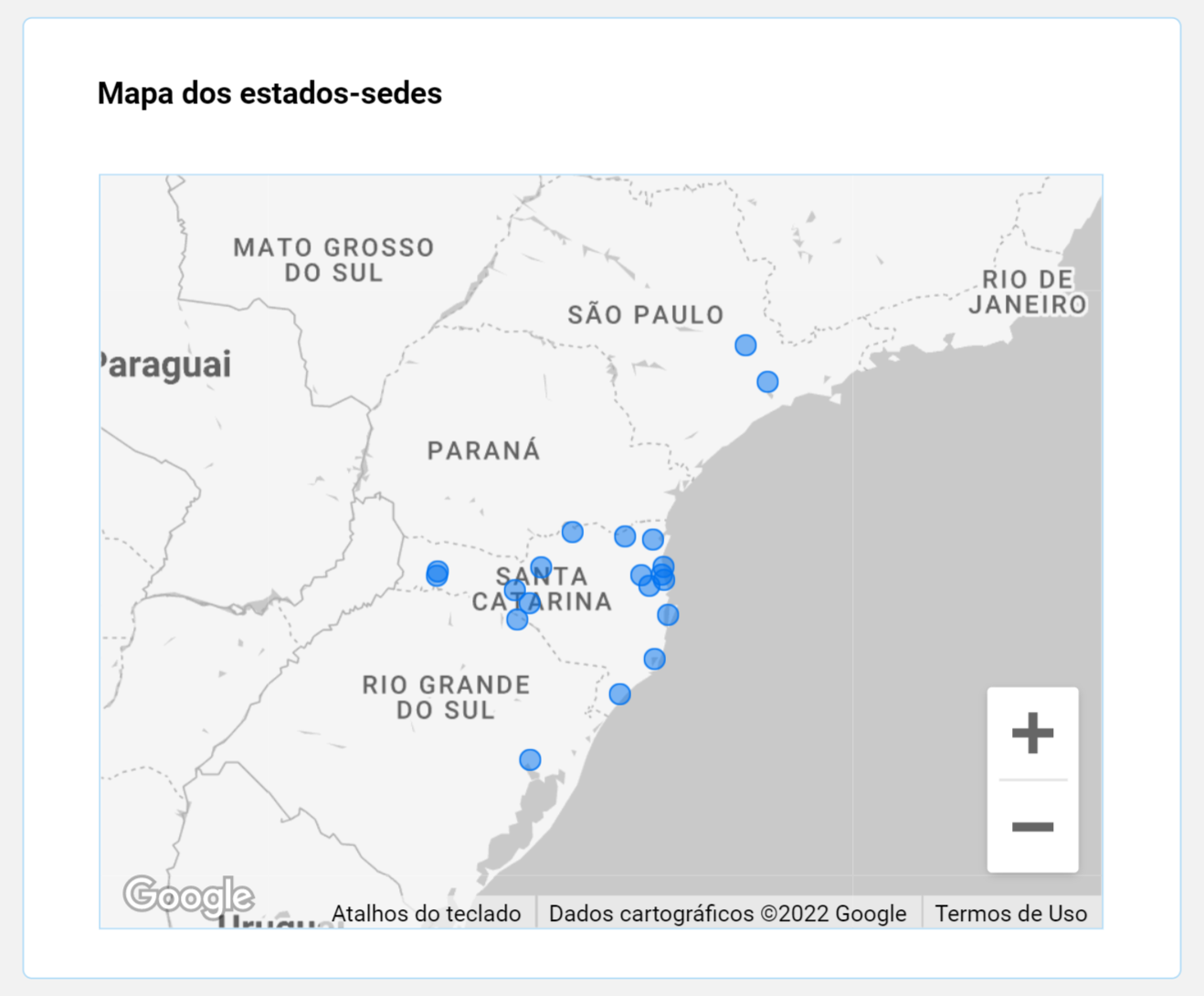 Visualização incorreta do mapa, ao ativar o filtro de seleção no ID 140