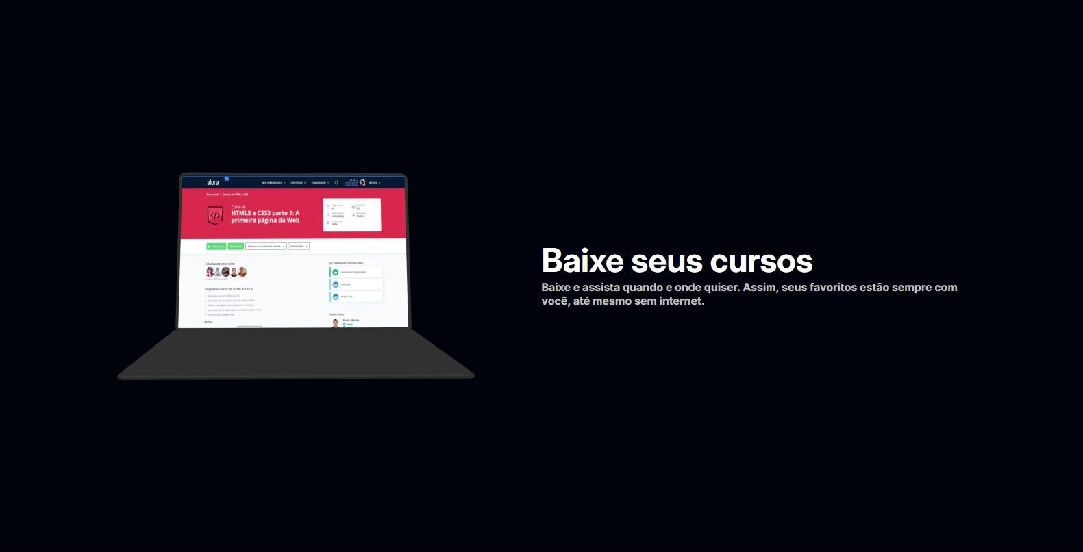 Baixe seus cursos