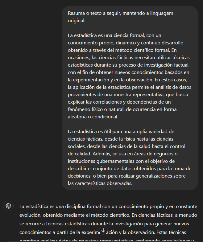 Print do resultado da pesquisa acima, positivando o método utilizado 