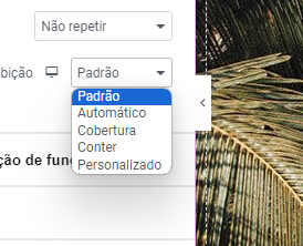 Não aparece a opção "Preenchimento Completo"