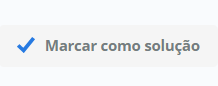 captura de tela do botão "marcar como solução"