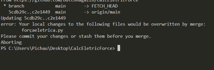 Imagem do terminal
