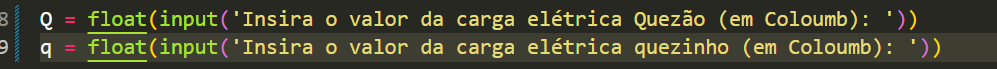 Imagem do trecho no VSCODE