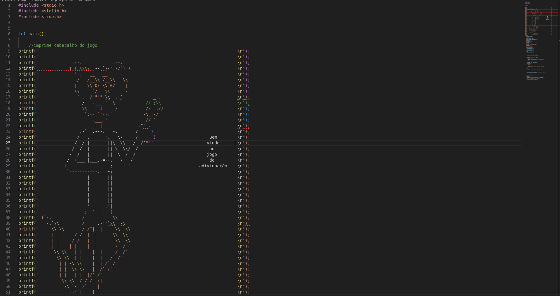 Ifiz tudo igual o professor mandou porem estou tendo varios problemas justamente devido aos ( e \ presentes na imagem