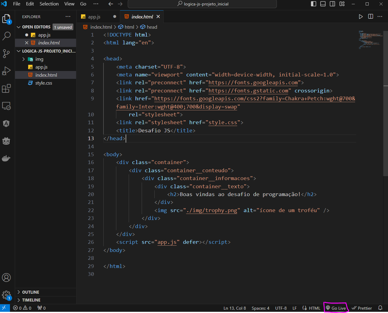 live server no vscode