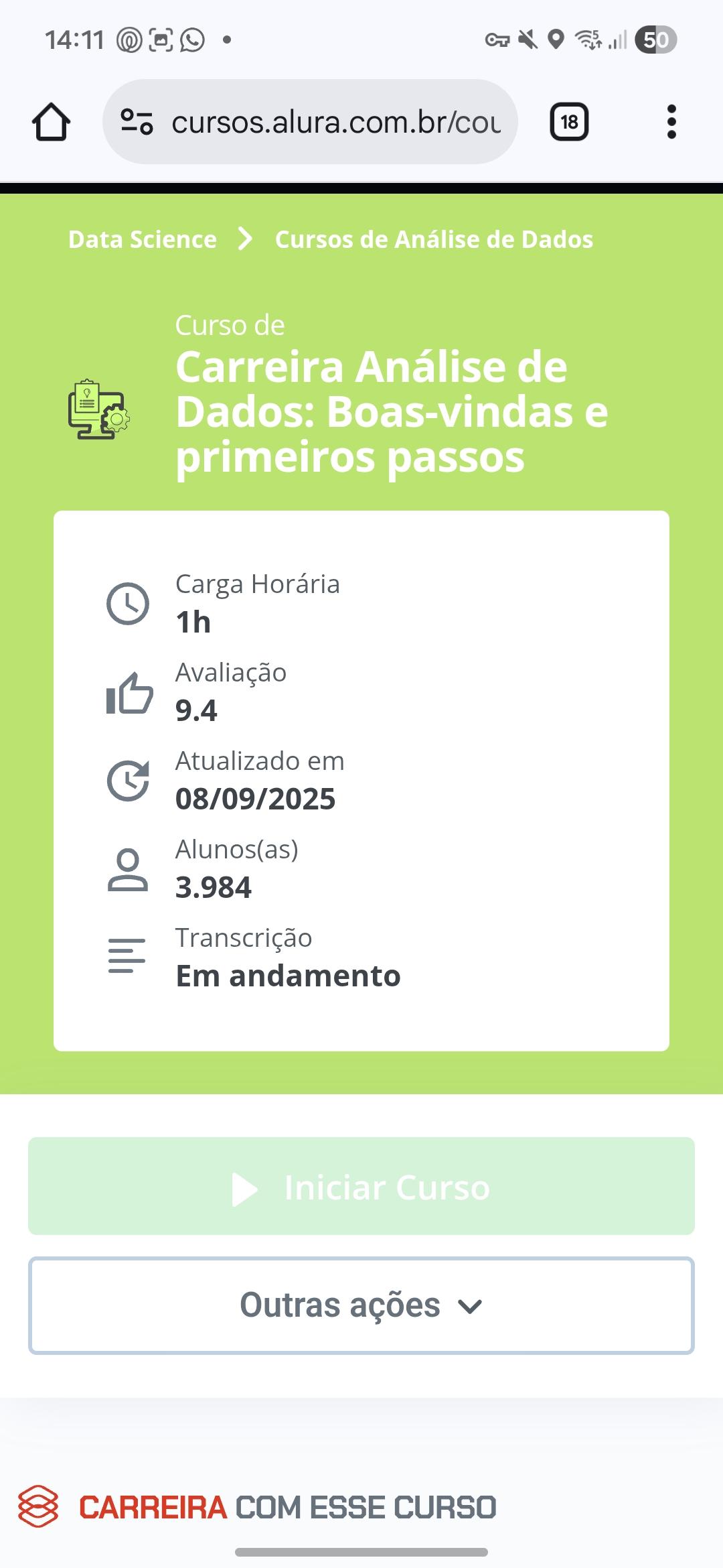 O botão esta indisponível