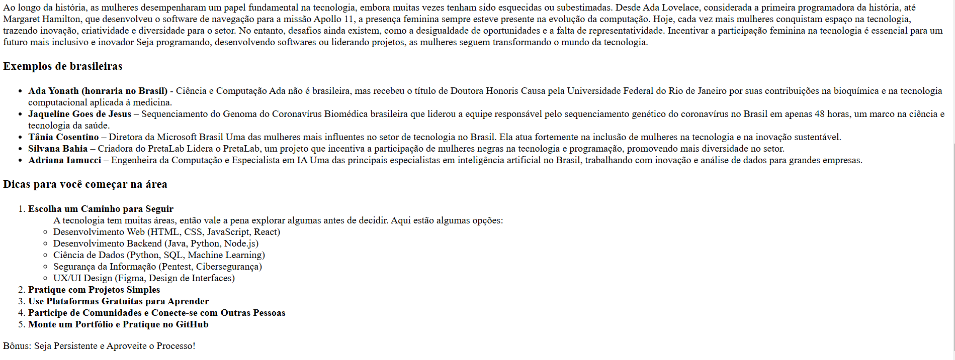 Itexto do artigo