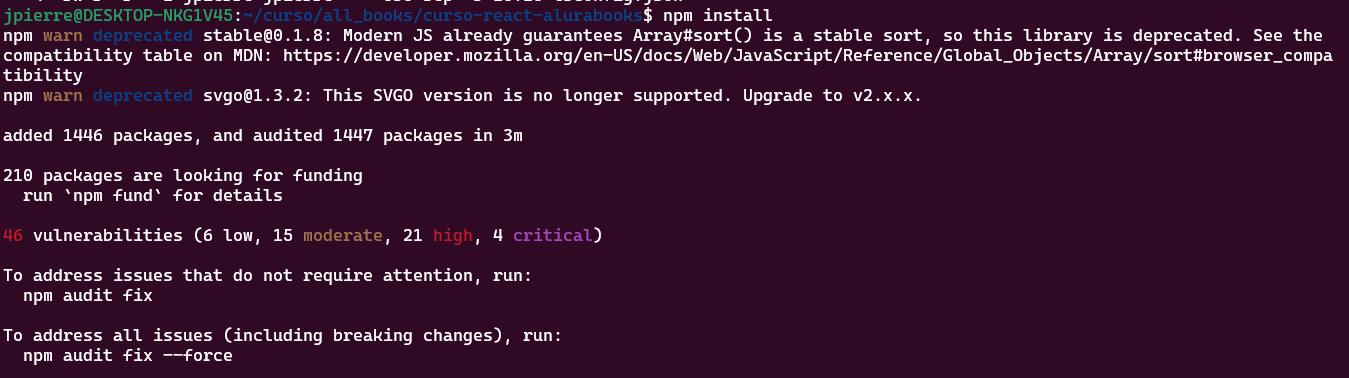 npm install