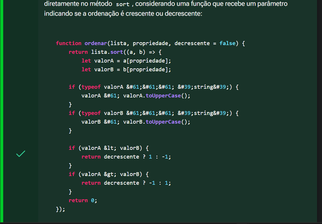 Imagem com códigos em JS 