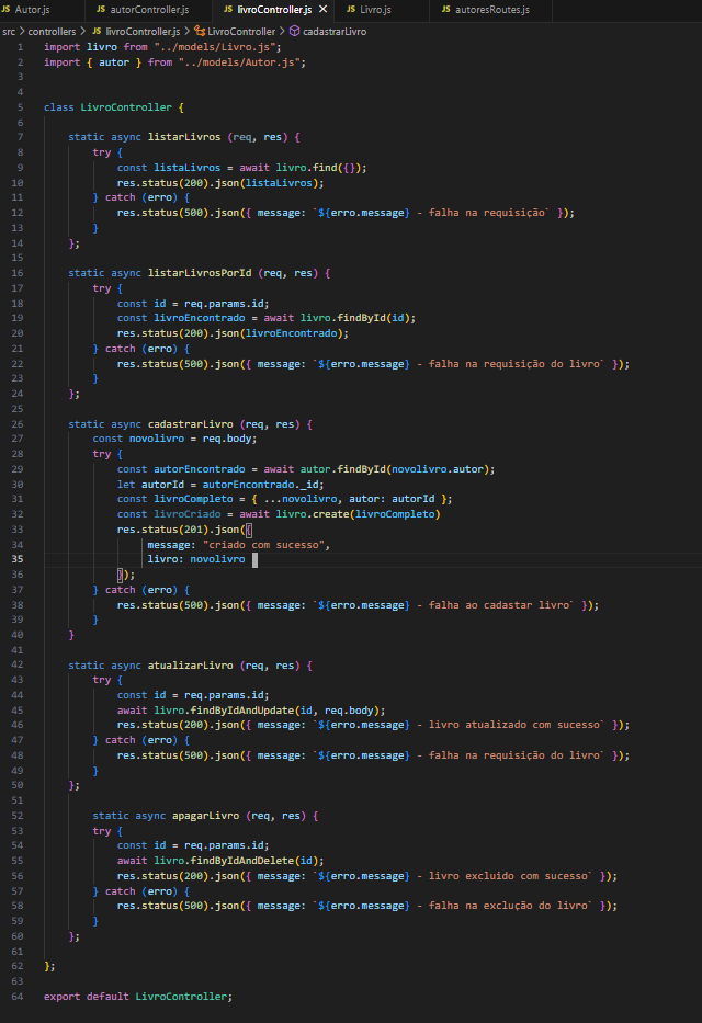 livroController.js
