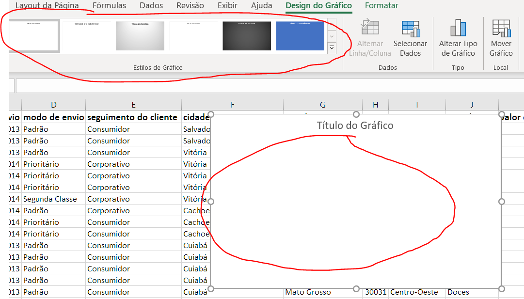 Como criar gráficos no Excel