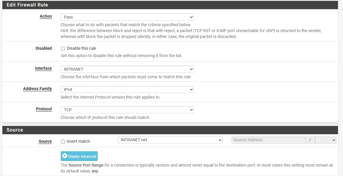 Regra Acesso porta 9000 - 02