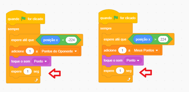 Indicação de inclusão de temporizador no código